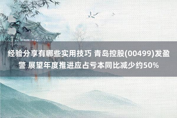 经验分享有哪些实用技巧 青岛控股(00499)发盈警 展望年度推进应占亏本同比减少约50%